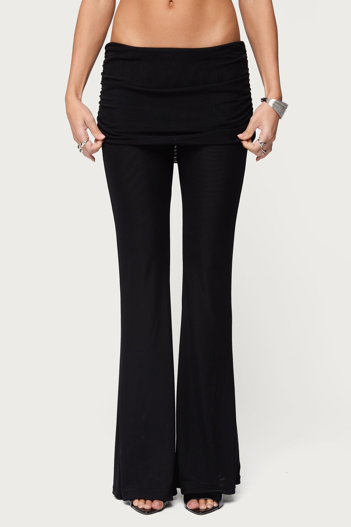 Halli Foldover Mini Skirt Pants - Image 2