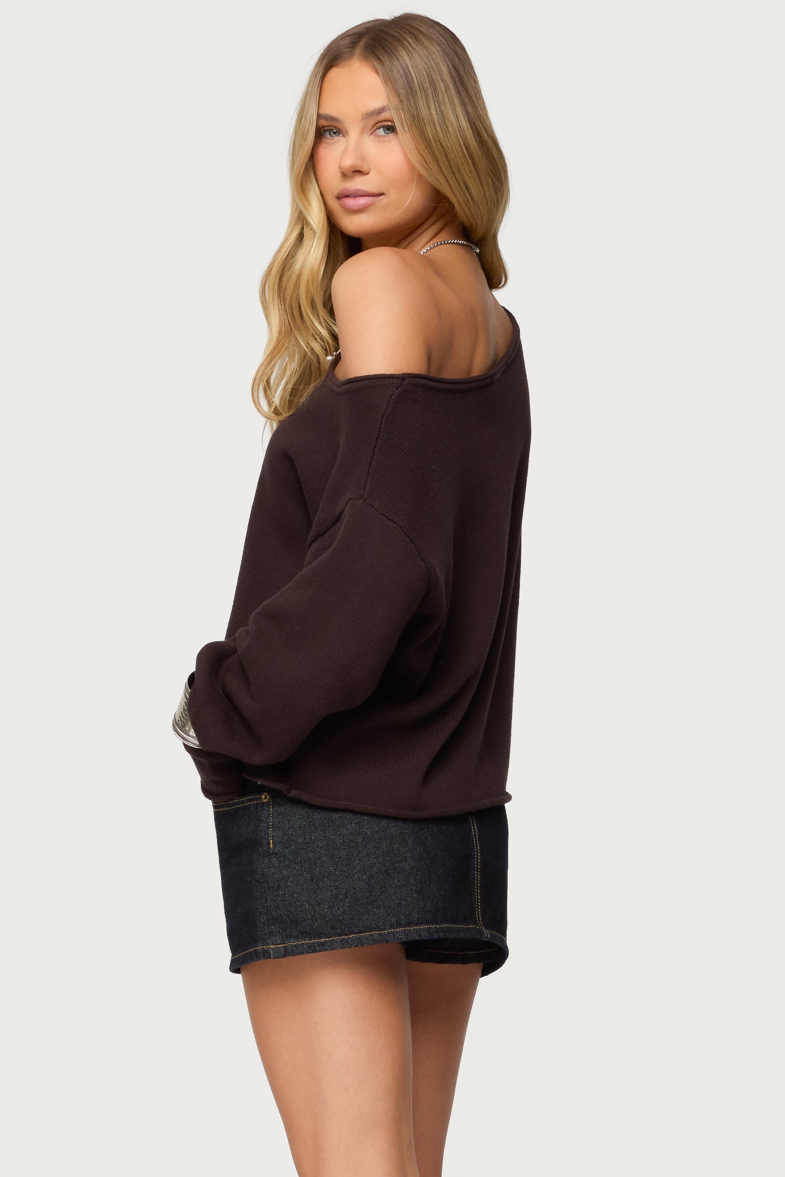 Moyra Off Shoulder Knit Top - Image 4