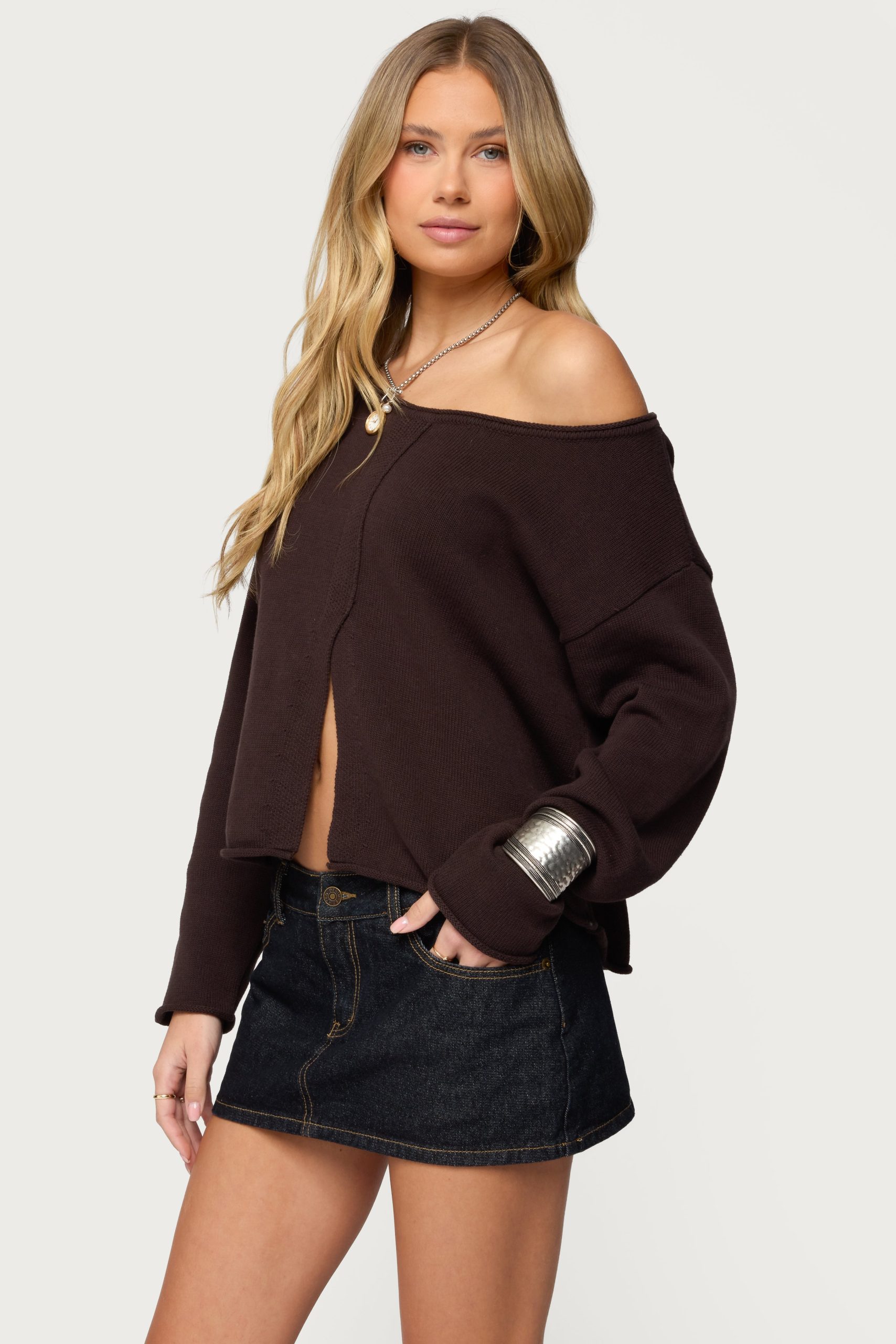 Moyra Off Shoulder Knit Top - Image 3