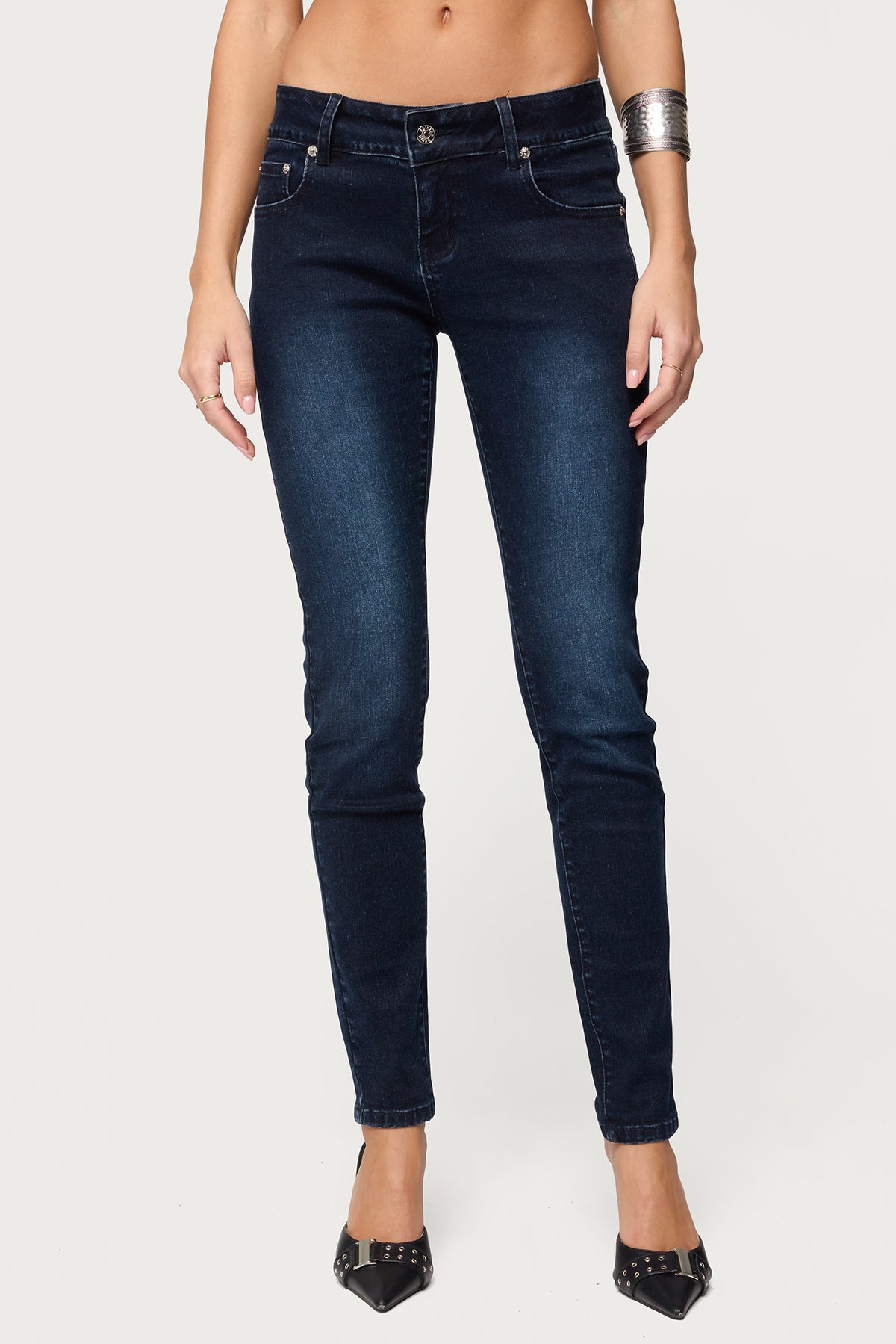 Eloise Low Rise Skinny Jeans - Image 2