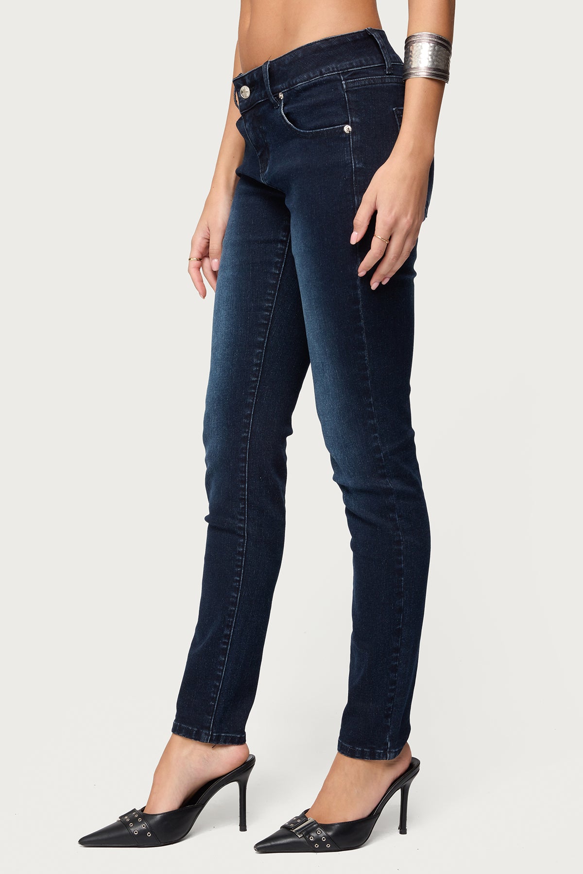 Eloise Low Rise Skinny Jeans - Image 3