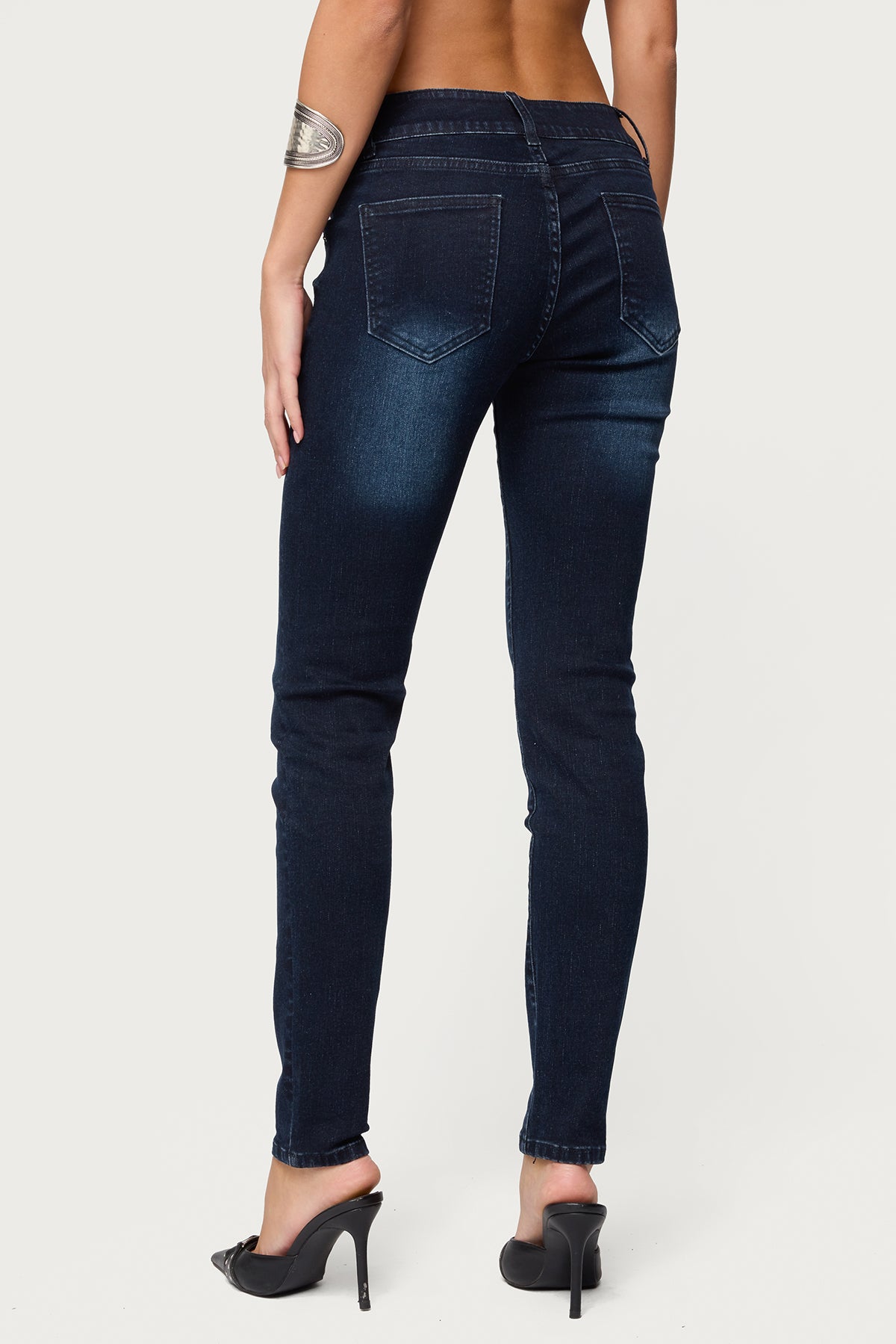 Eloise Low Rise Skinny Jeans - Image 5