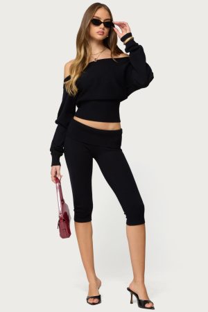 Skyla Knit Capri Pants