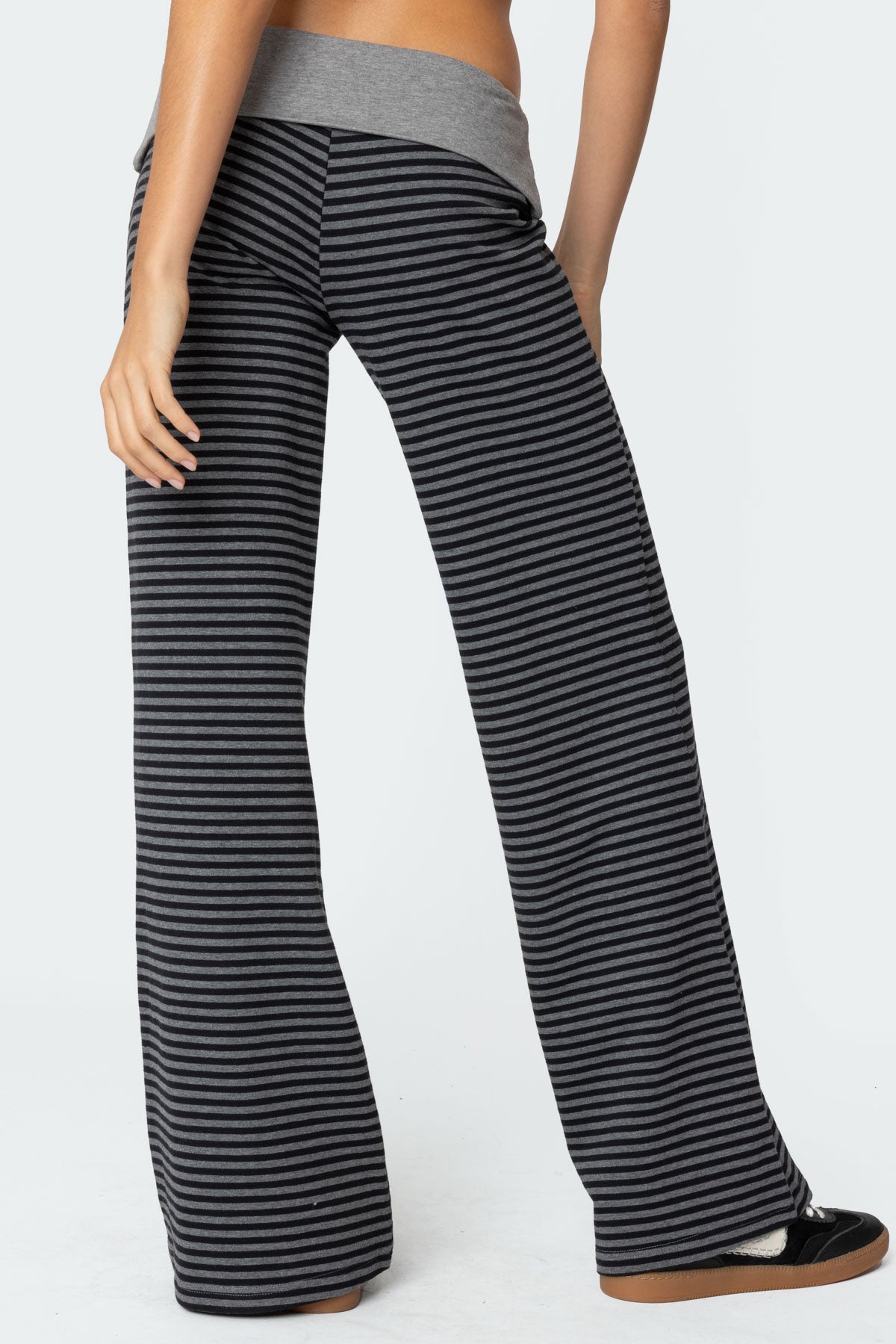 Meggy Striped Foldover Pants - Image 5