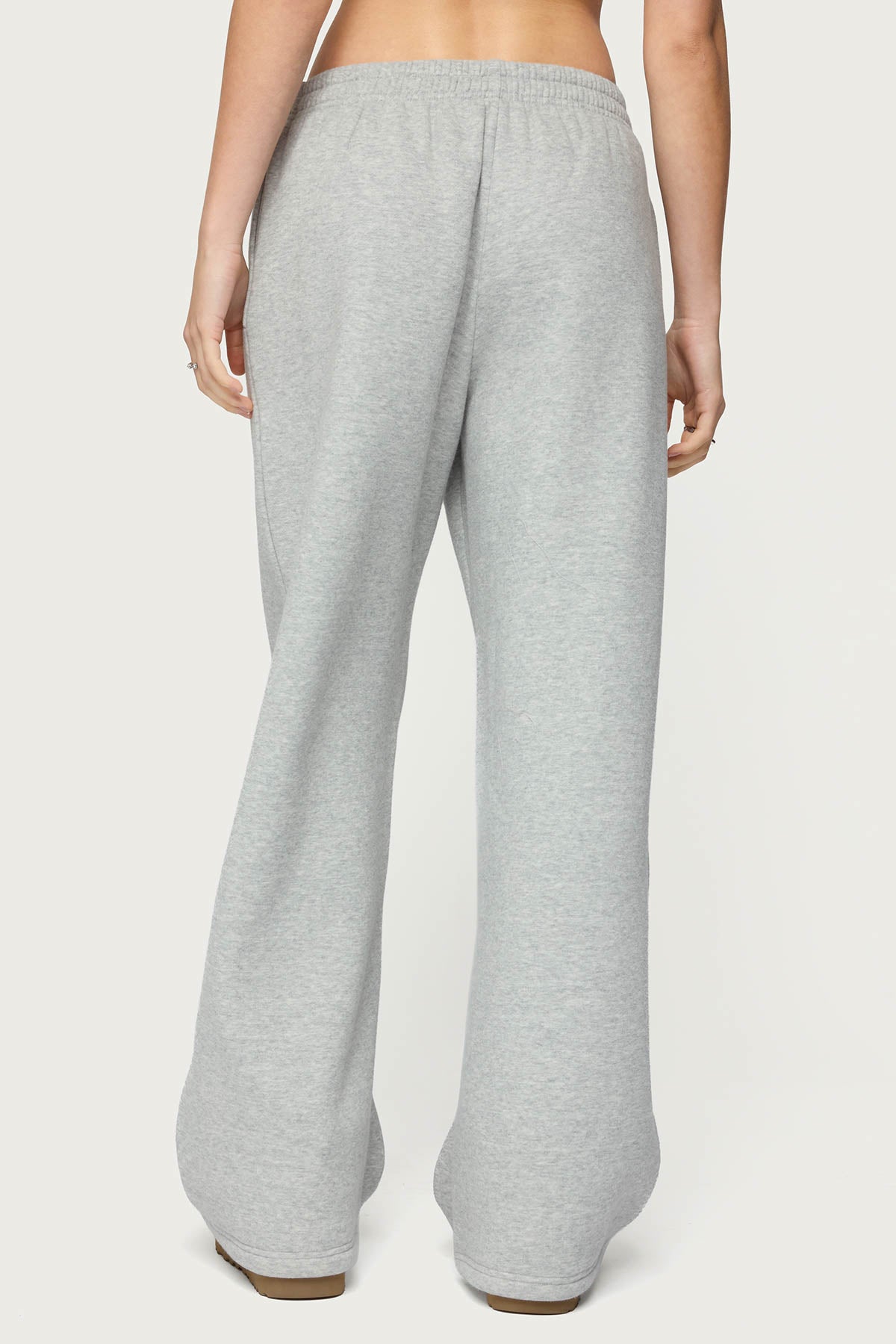 Edikted Lover Wide Leg Sweatpants - Image 3