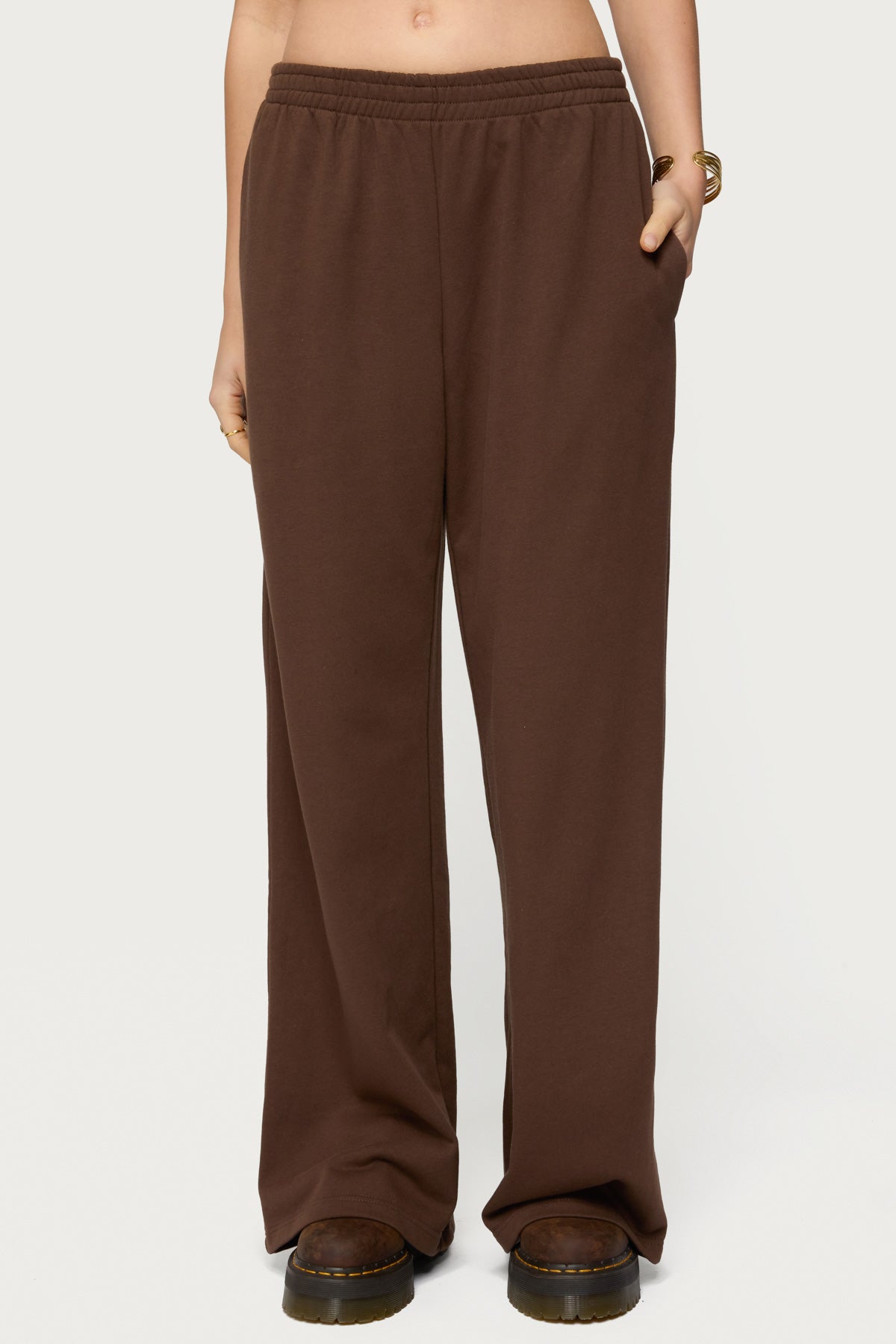 Binah Wide Leg Terry Sweatpants - Image 2