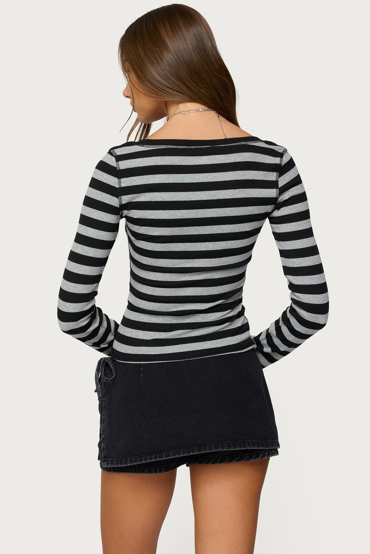 Rainey Striped Long Sleeve Top - Image 4