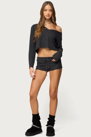 Teddy Waffle Shorts