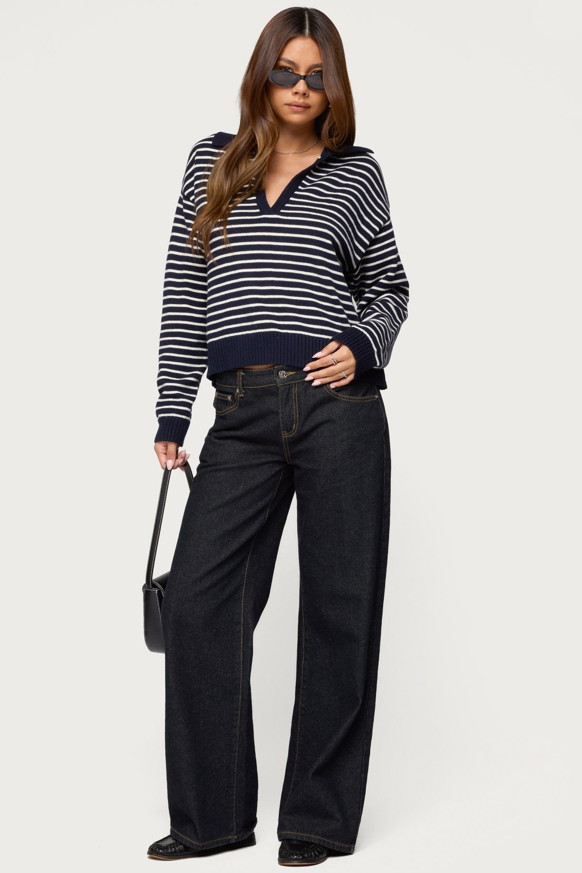 Copenhagen Oversized Striped Sweater - Image 2