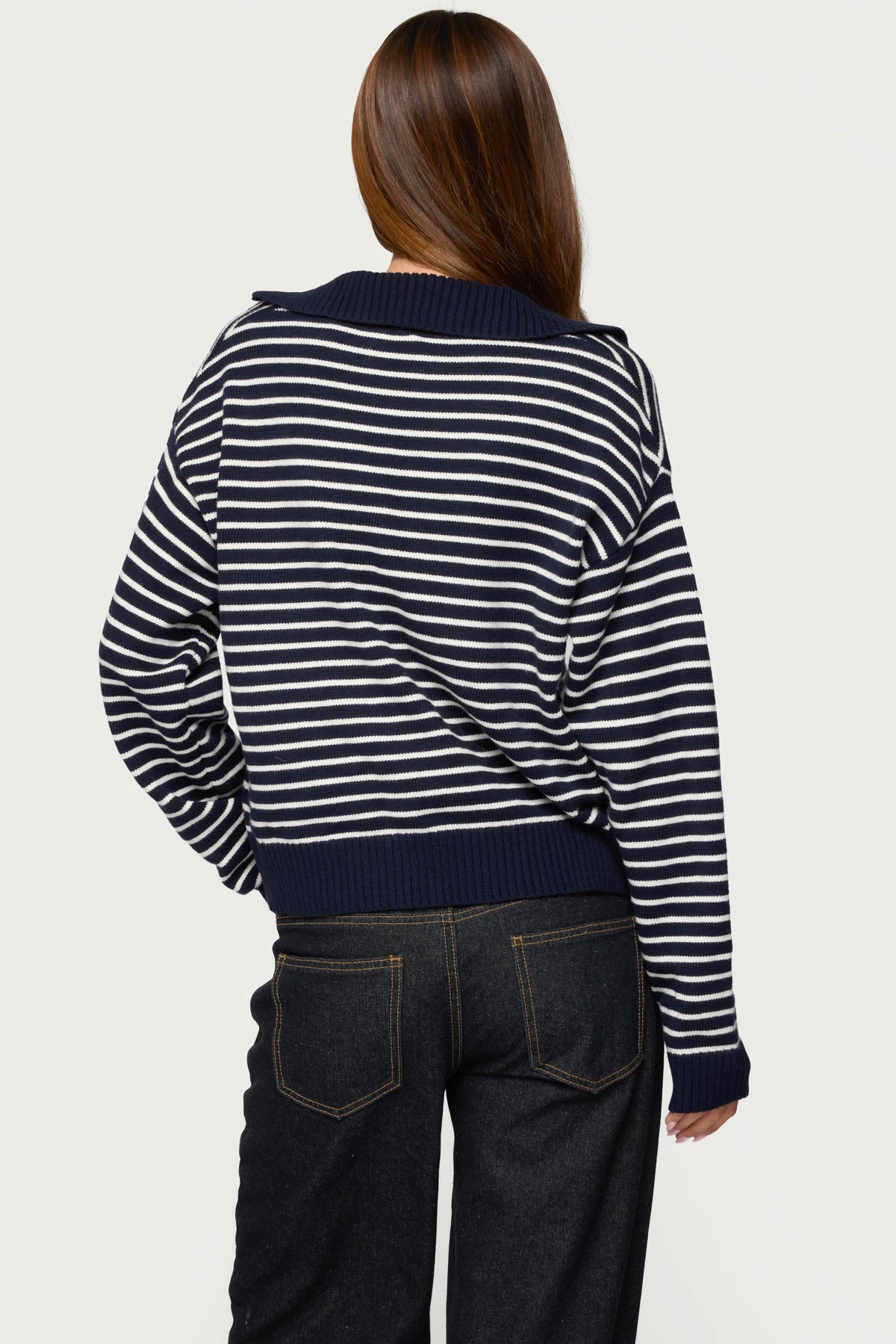 Copenhagen Oversized Striped Sweater - Image 5