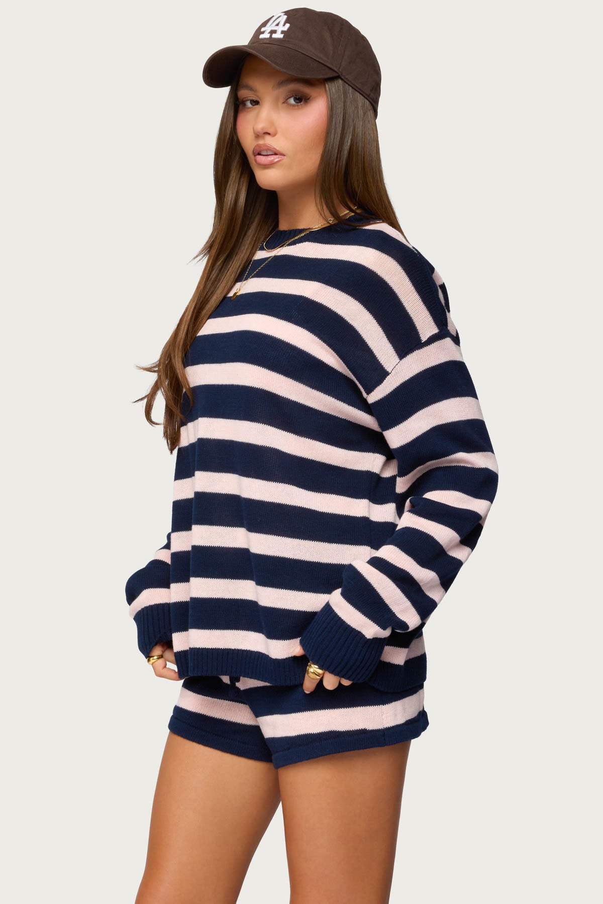 Amaris Oversized Striped Sweater - Image 3