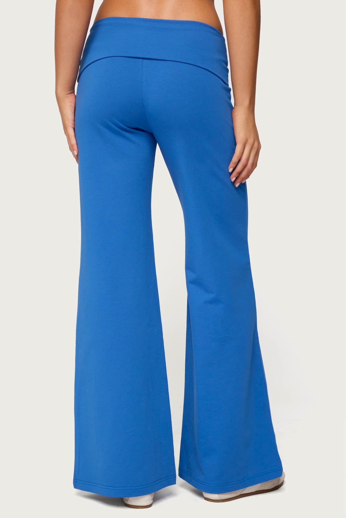 Wide Leg Foldover Pants - Image 4
