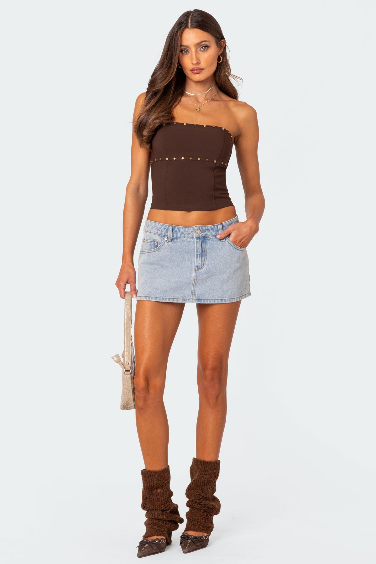 Darcy Studded Lace Up Corset - Image 2