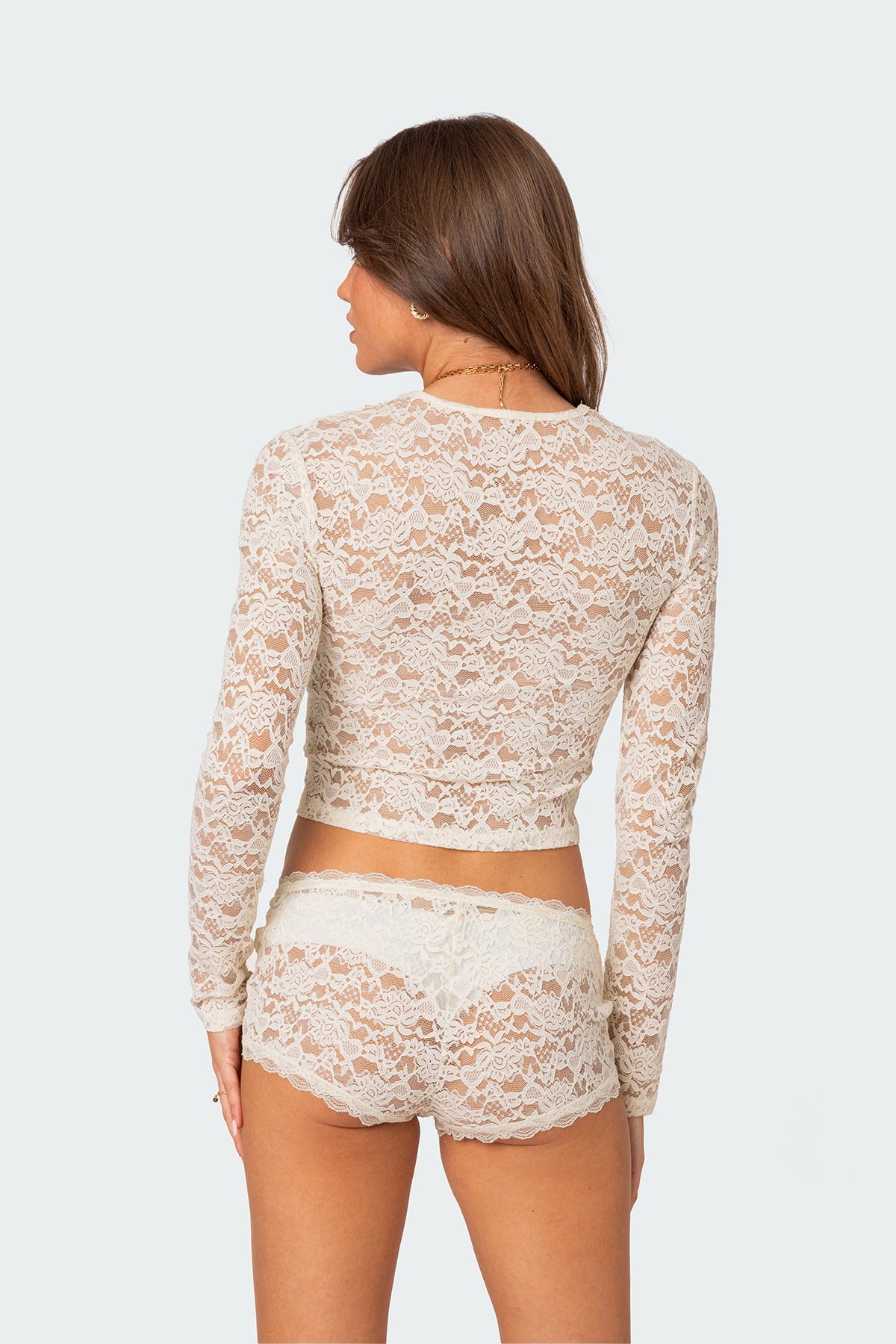 Estella Sheer Lace Top - Image 4