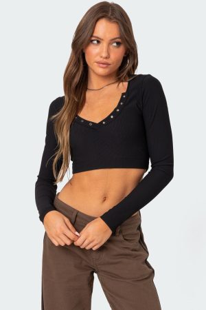 Milady Ribbed Crop Top