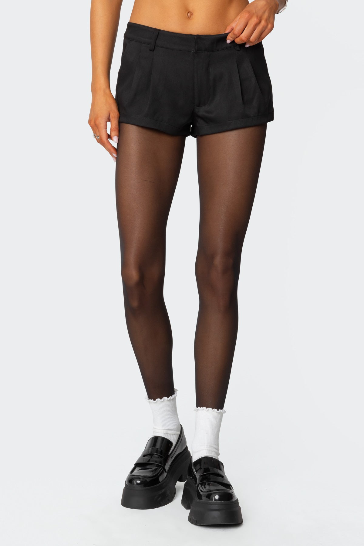 Kera Tailored Micro Shorts - Image 2