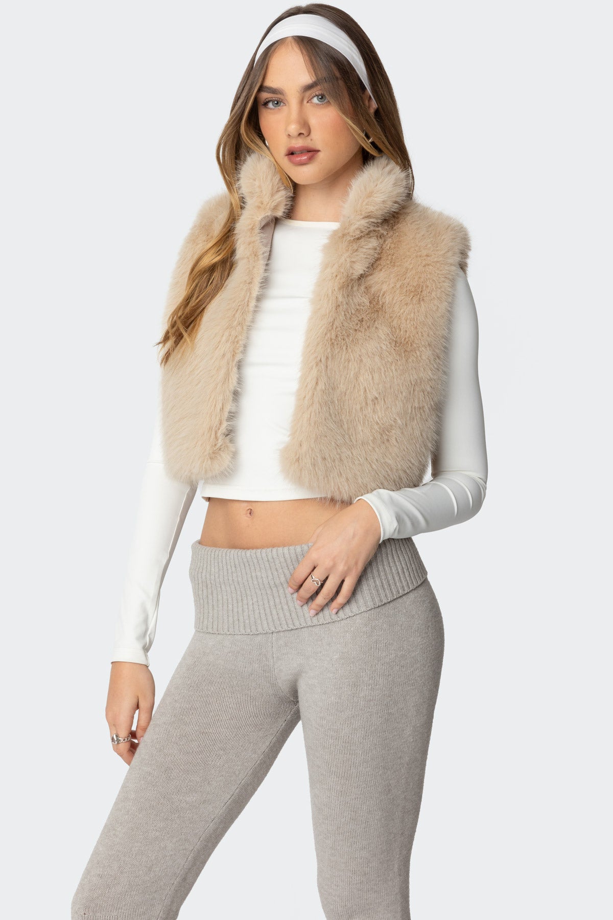 Cassandra Faux Fur Vest - Image 3