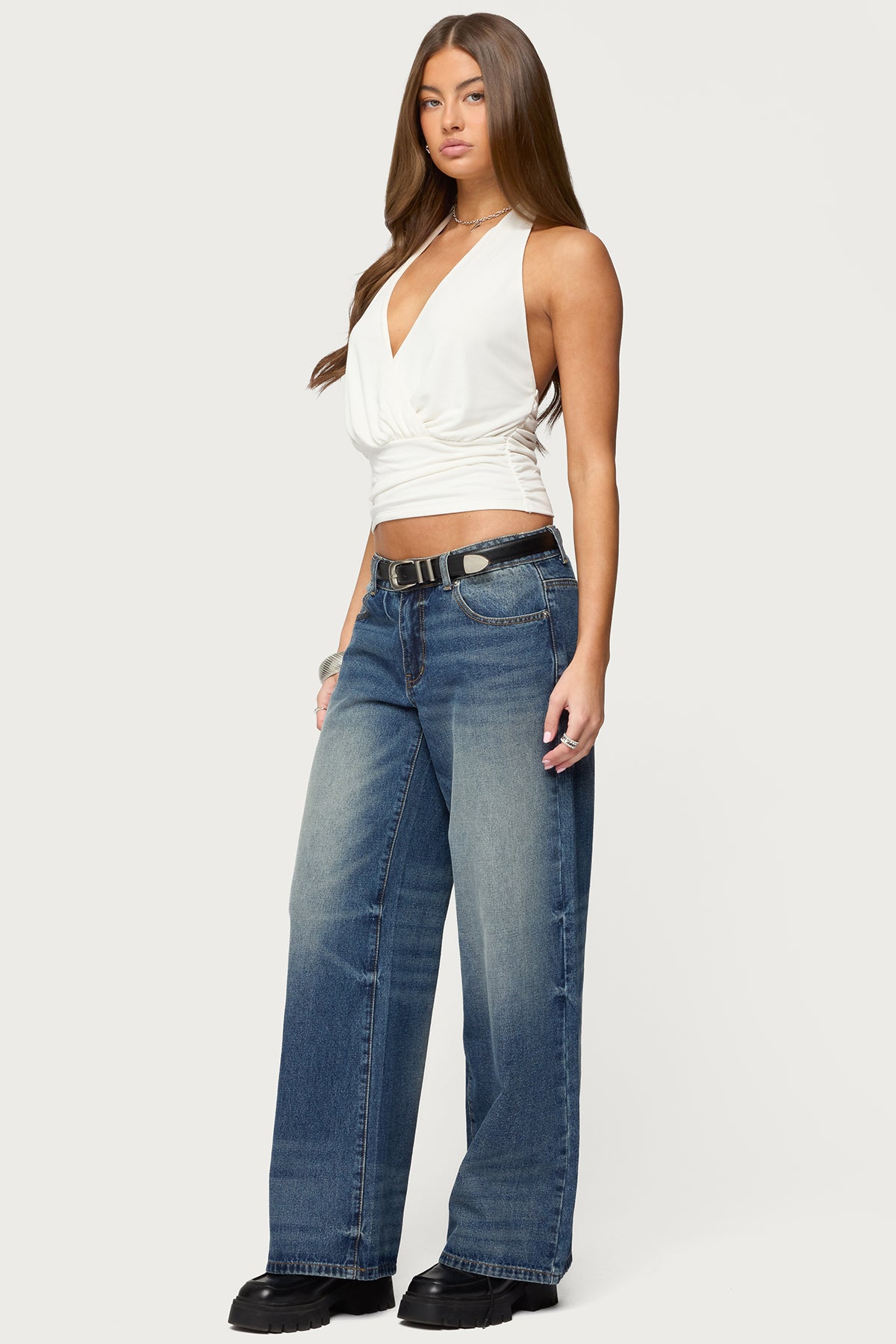 Niya V Neck Halter Top - Image 5