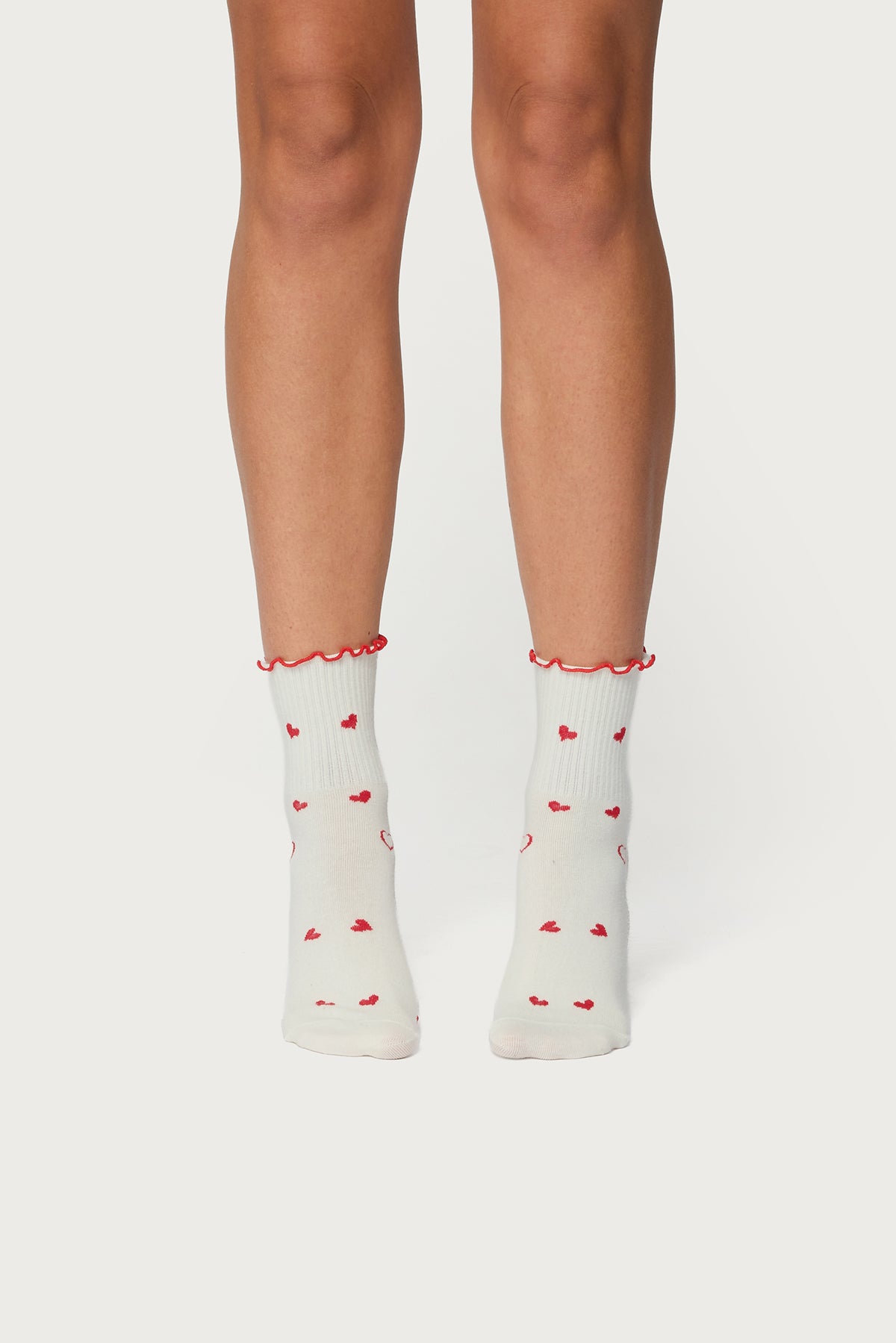 Contrast Frilly Socks - Image 2