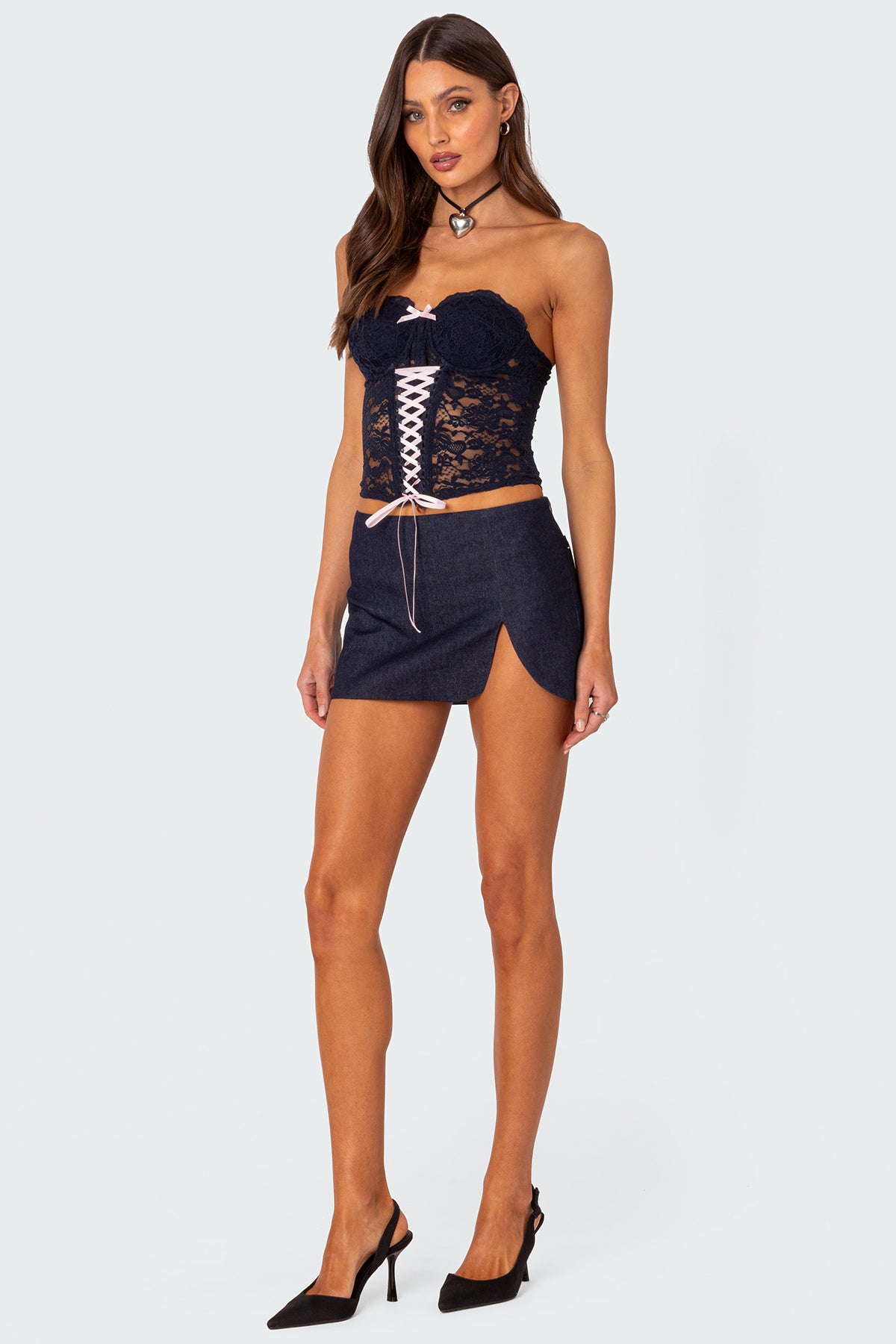Cinch Sheer Lace Corset - Image 5