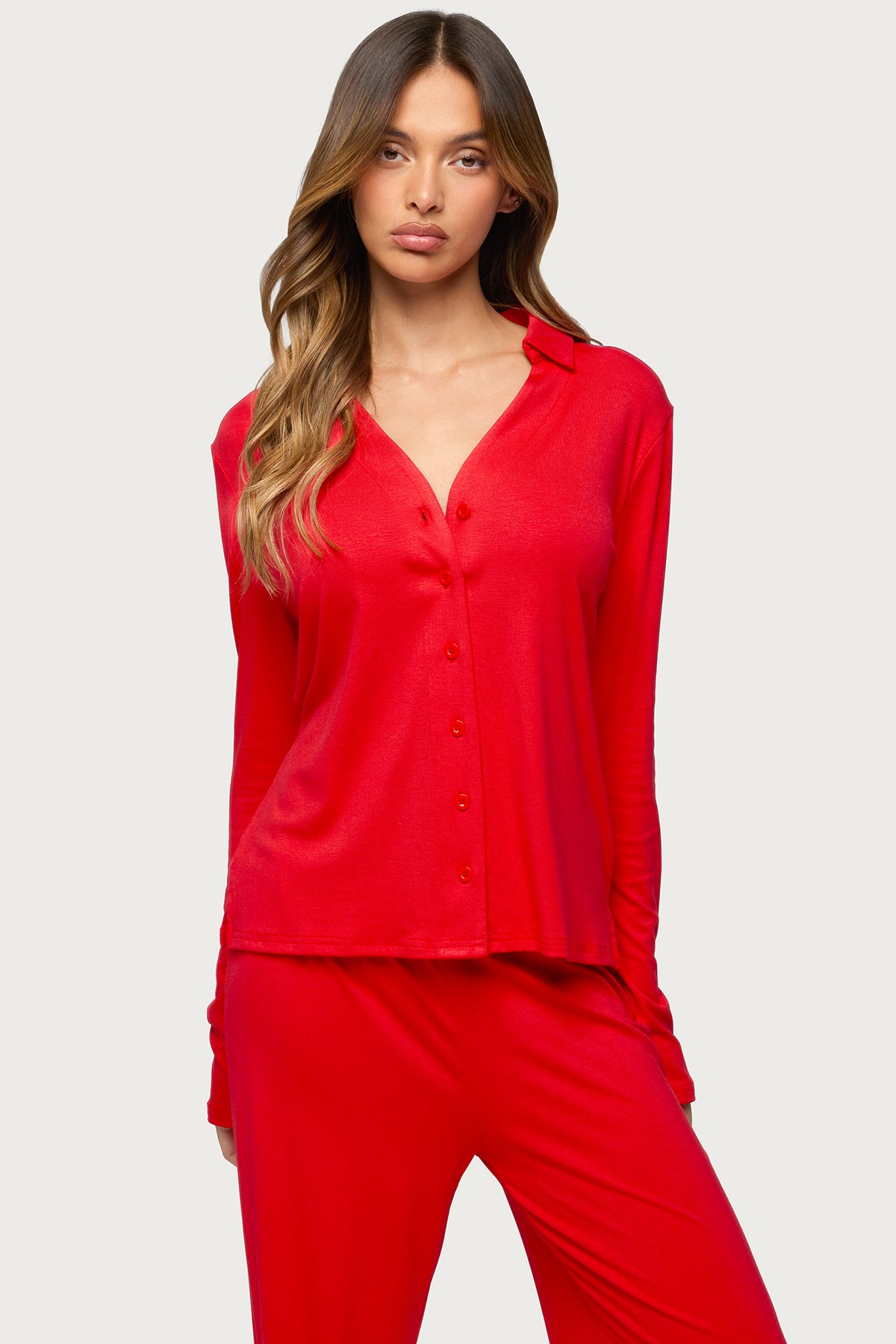 Justina Button Up Top - Image 2