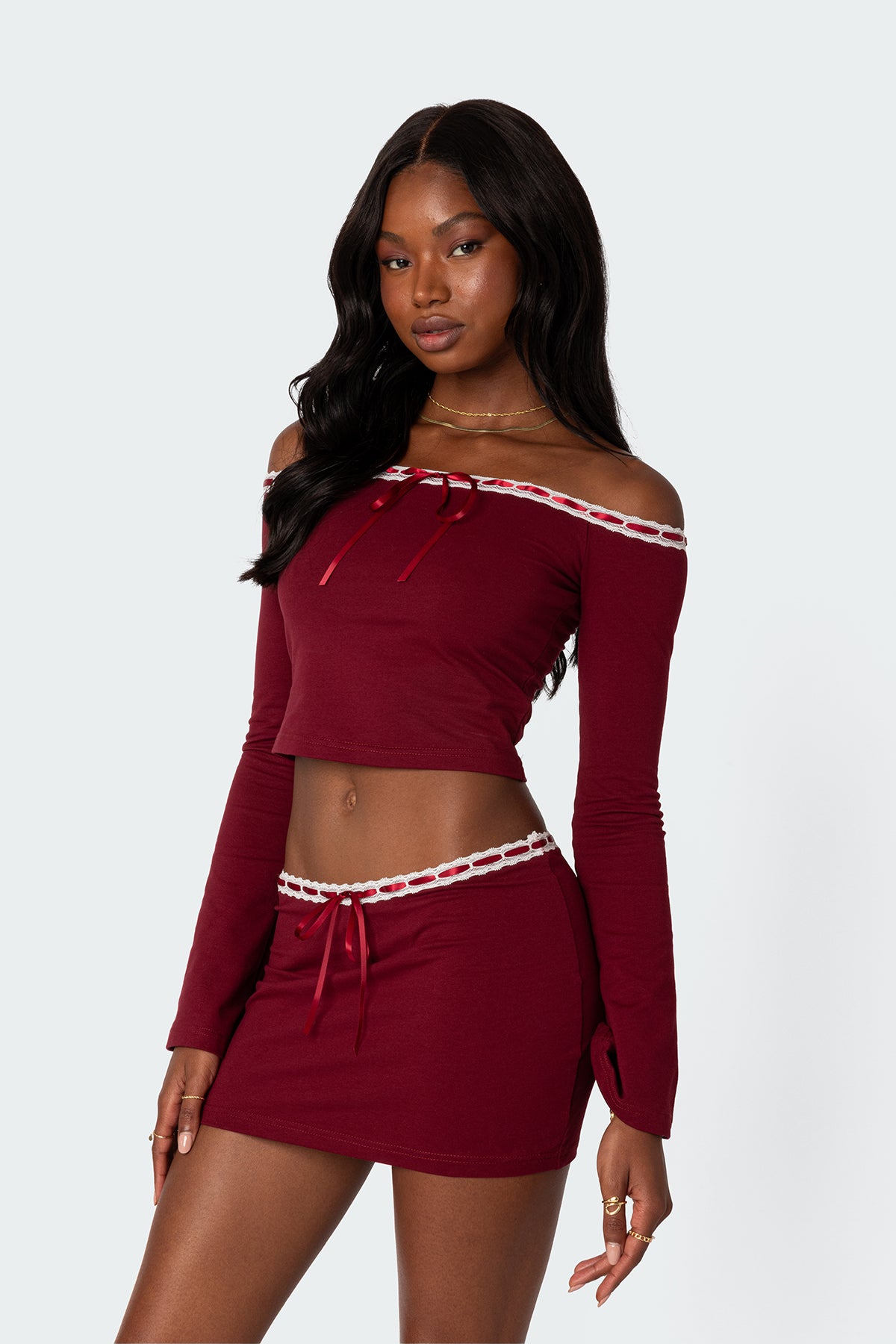 Seline Ribbon Trim Top - Image 3