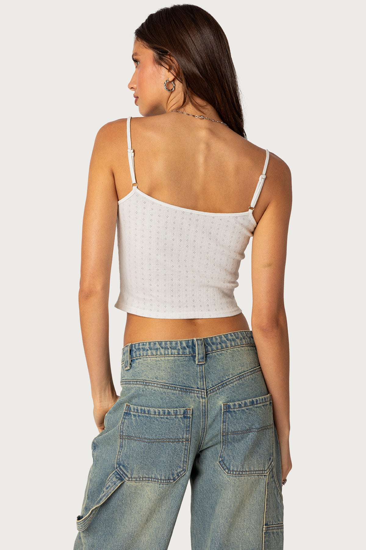Divine Hearts Pointelle Tank Top - Image 5