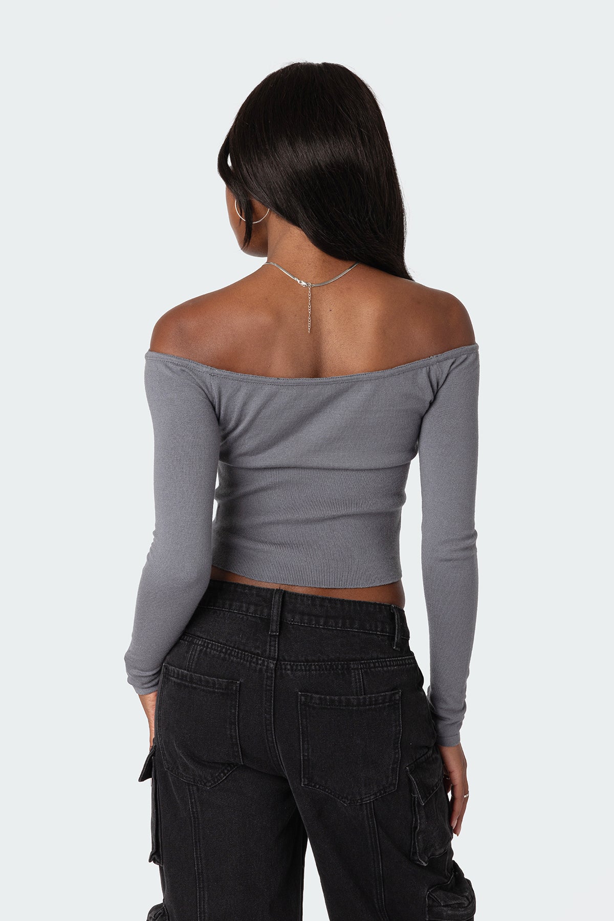 Jane Tie Front Knit Top - Image 5