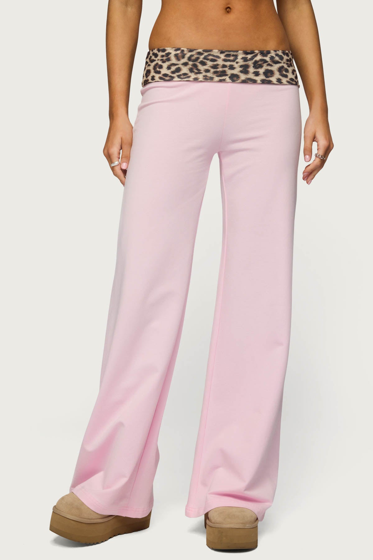 Leopard Foldover Pants - Image 2