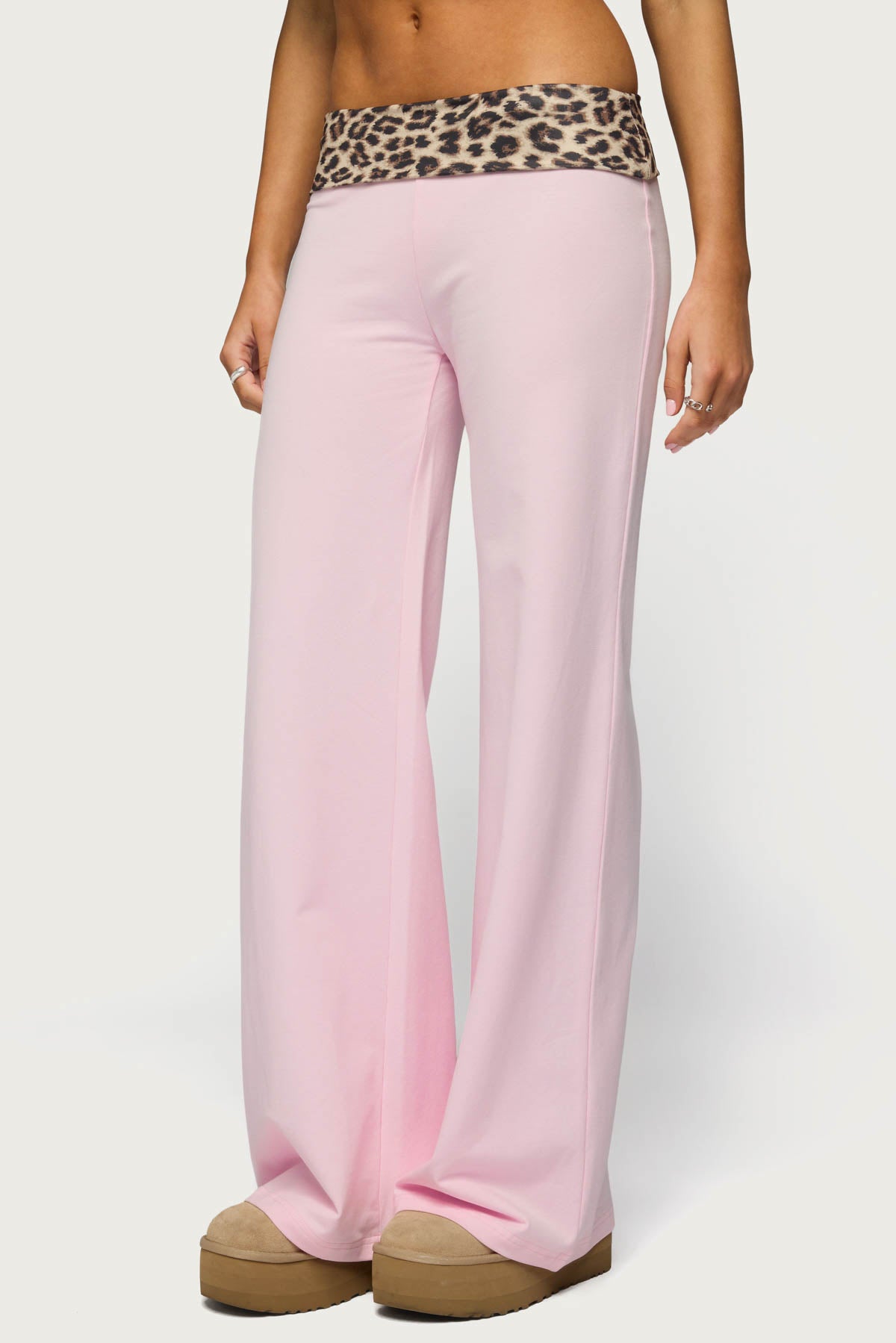 Leopard Foldover Pants - Image 3