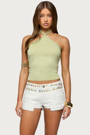 Paradiso Knit Halter Top