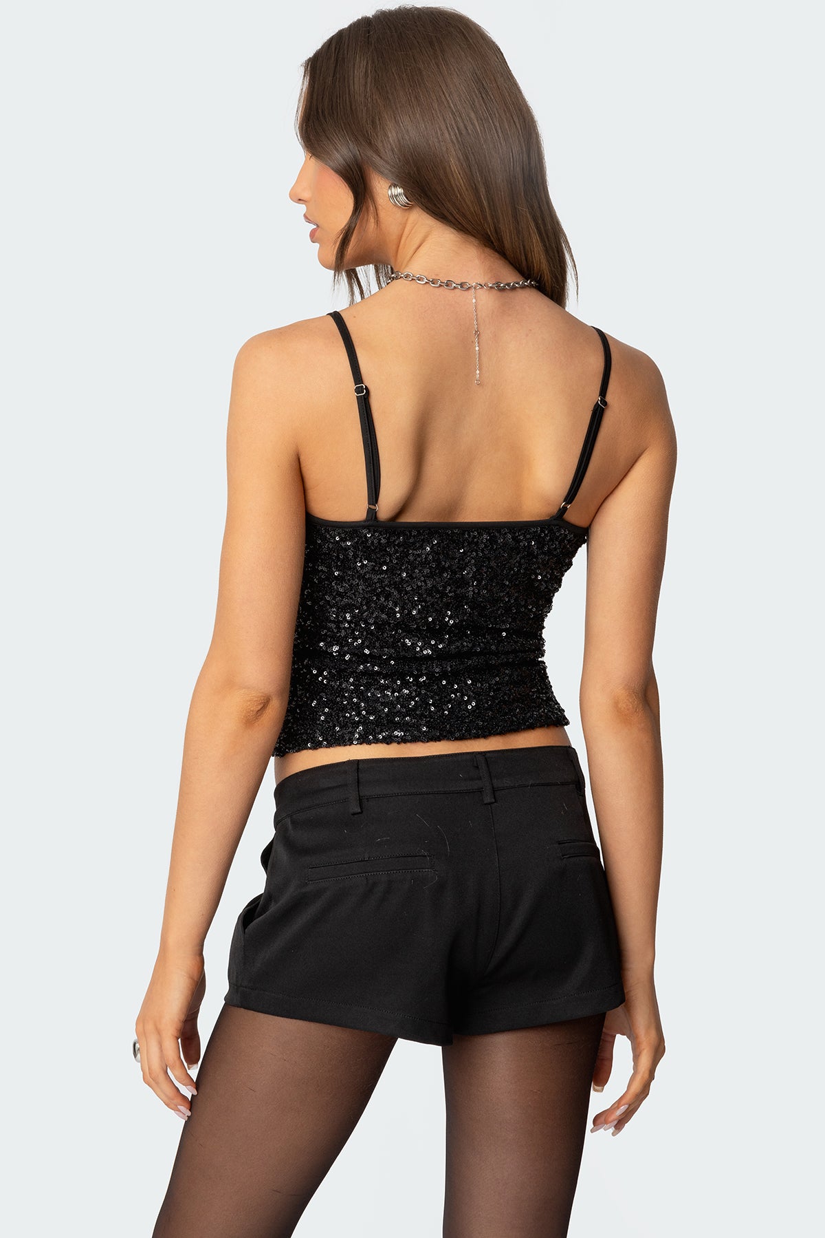 Celene Sequin Tank Top - Image 5