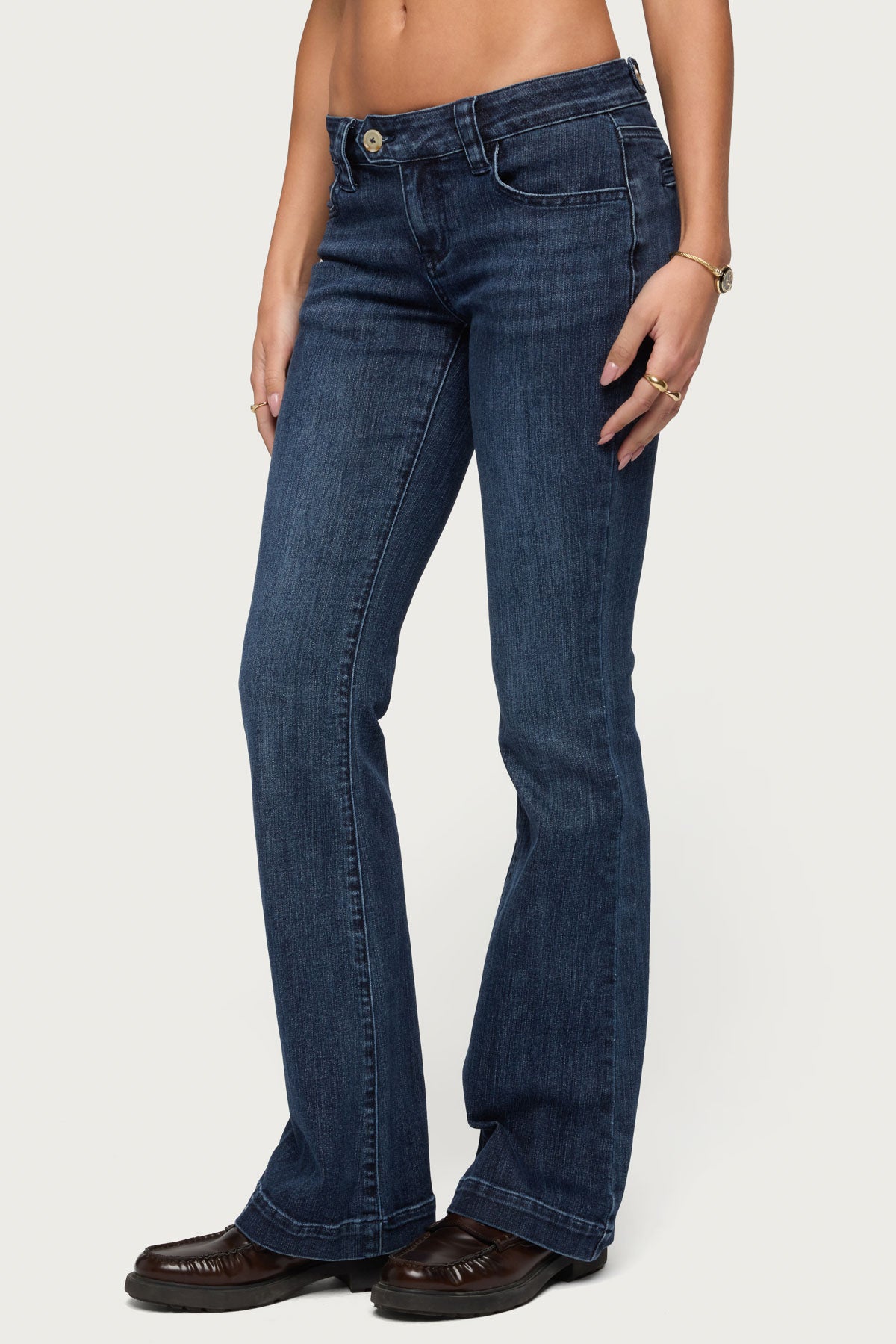 Roccio Low Rise Bootcut Jeans - Image 3