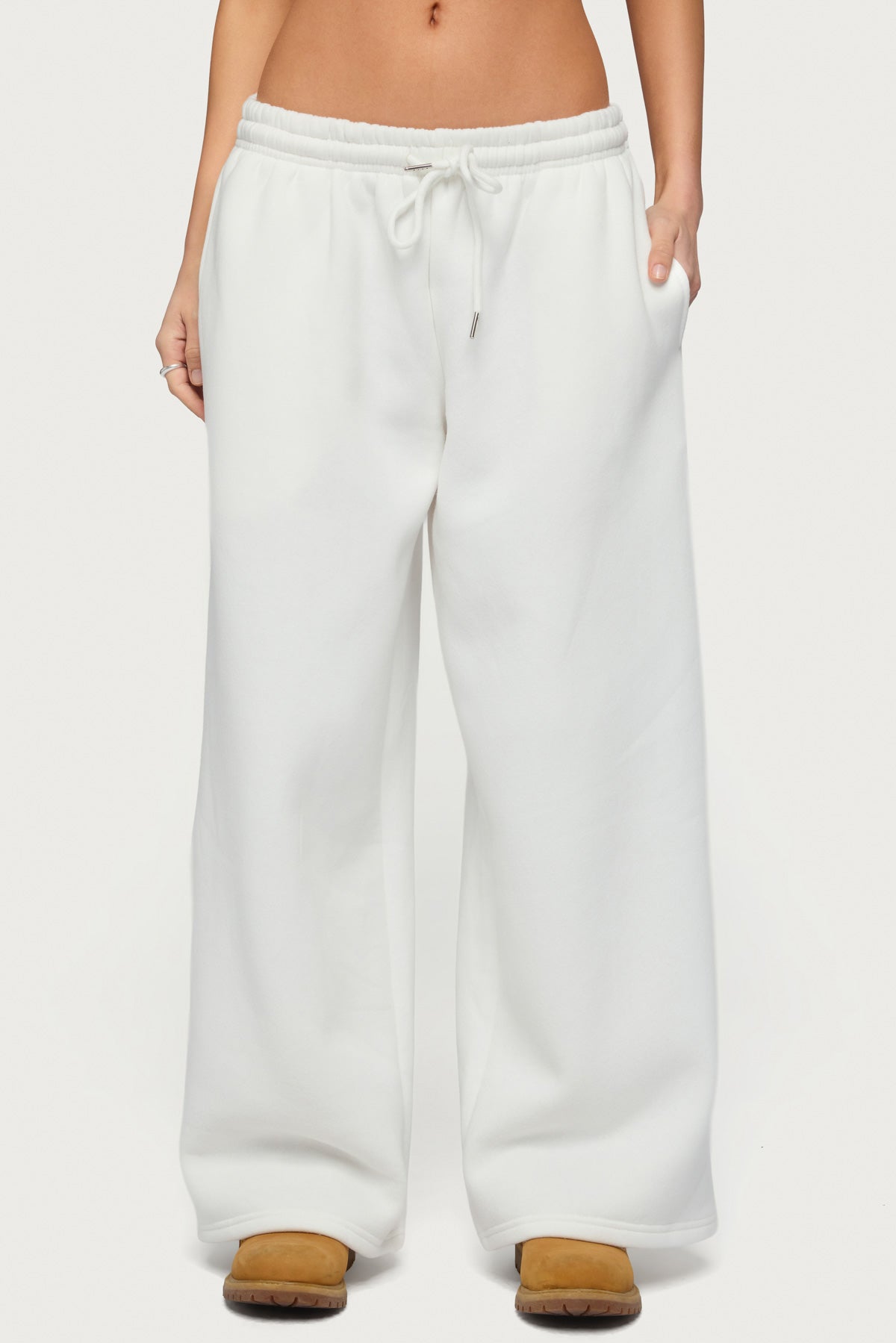 Petite Kamari Low Rise Wide Sweatpants - Image 2