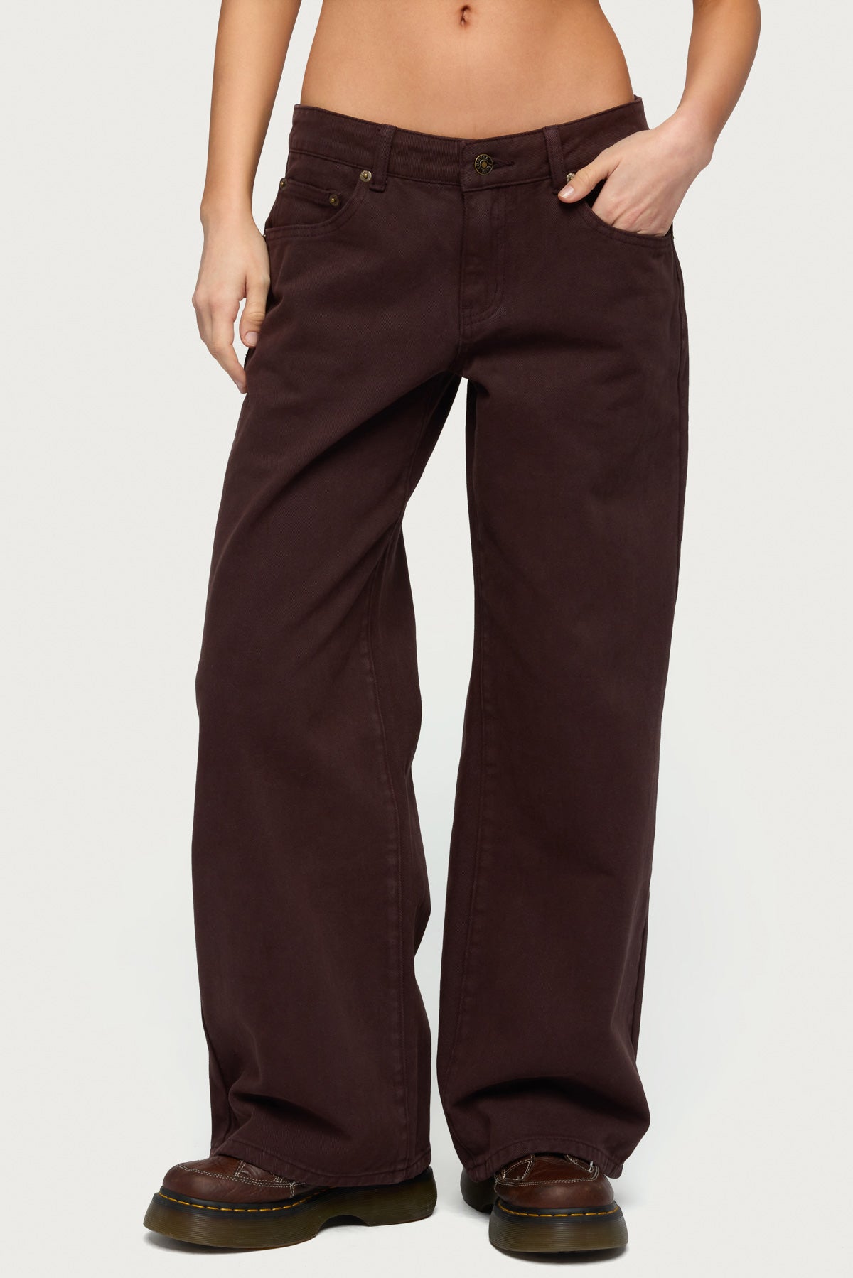 Petite Roman Low Rise Baggy Jeans - Image 2