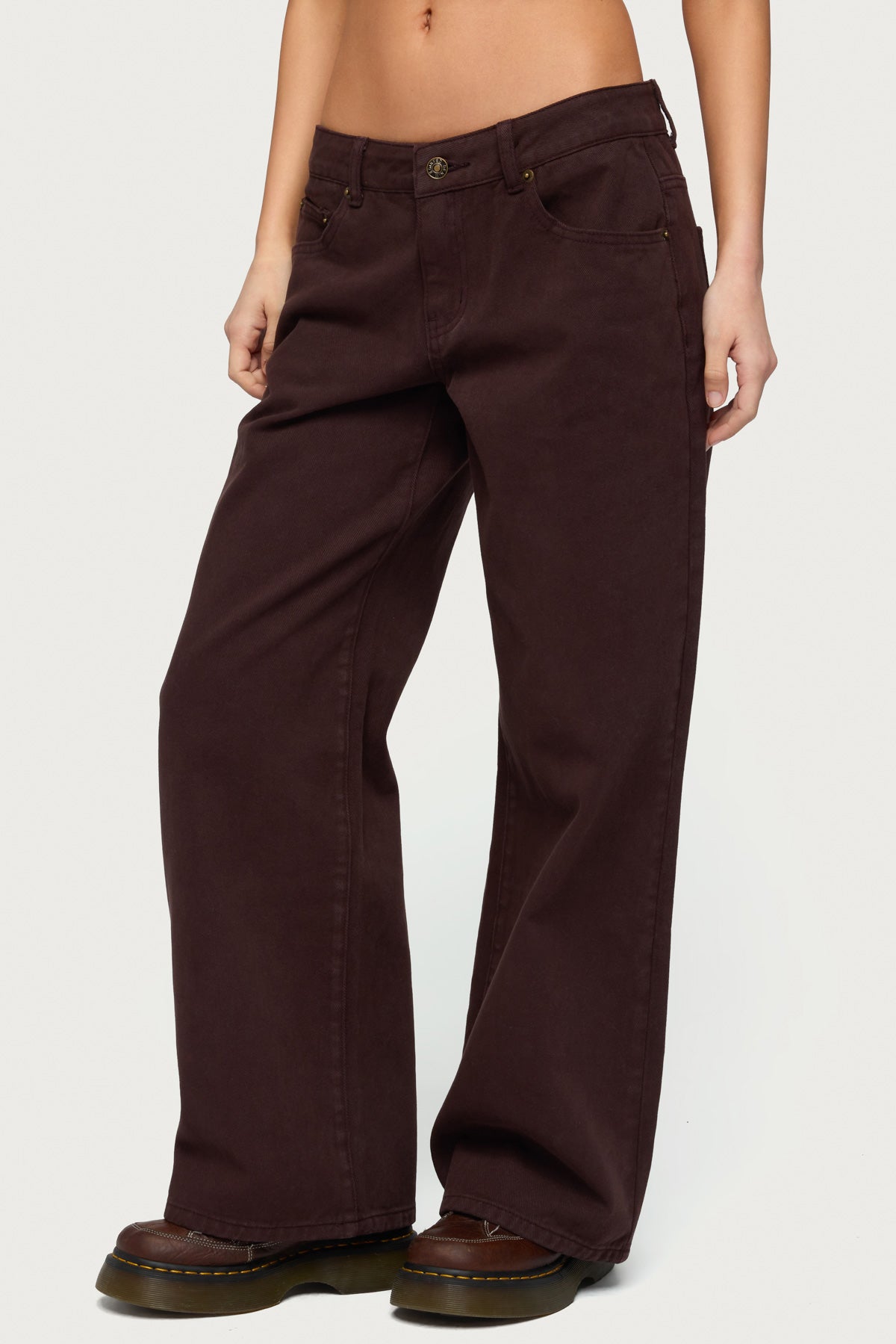 Petite Roman Low Rise Baggy Jeans - Image 3