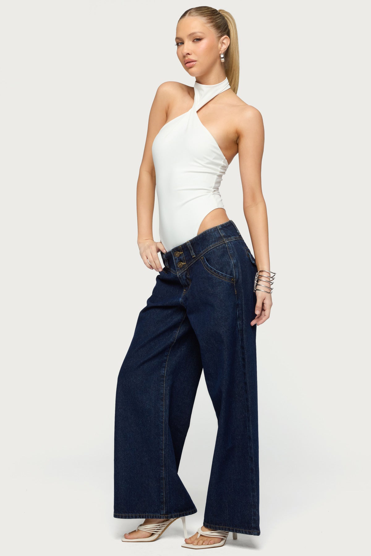 Jimana Halter Neck Bodysuit - Image 4