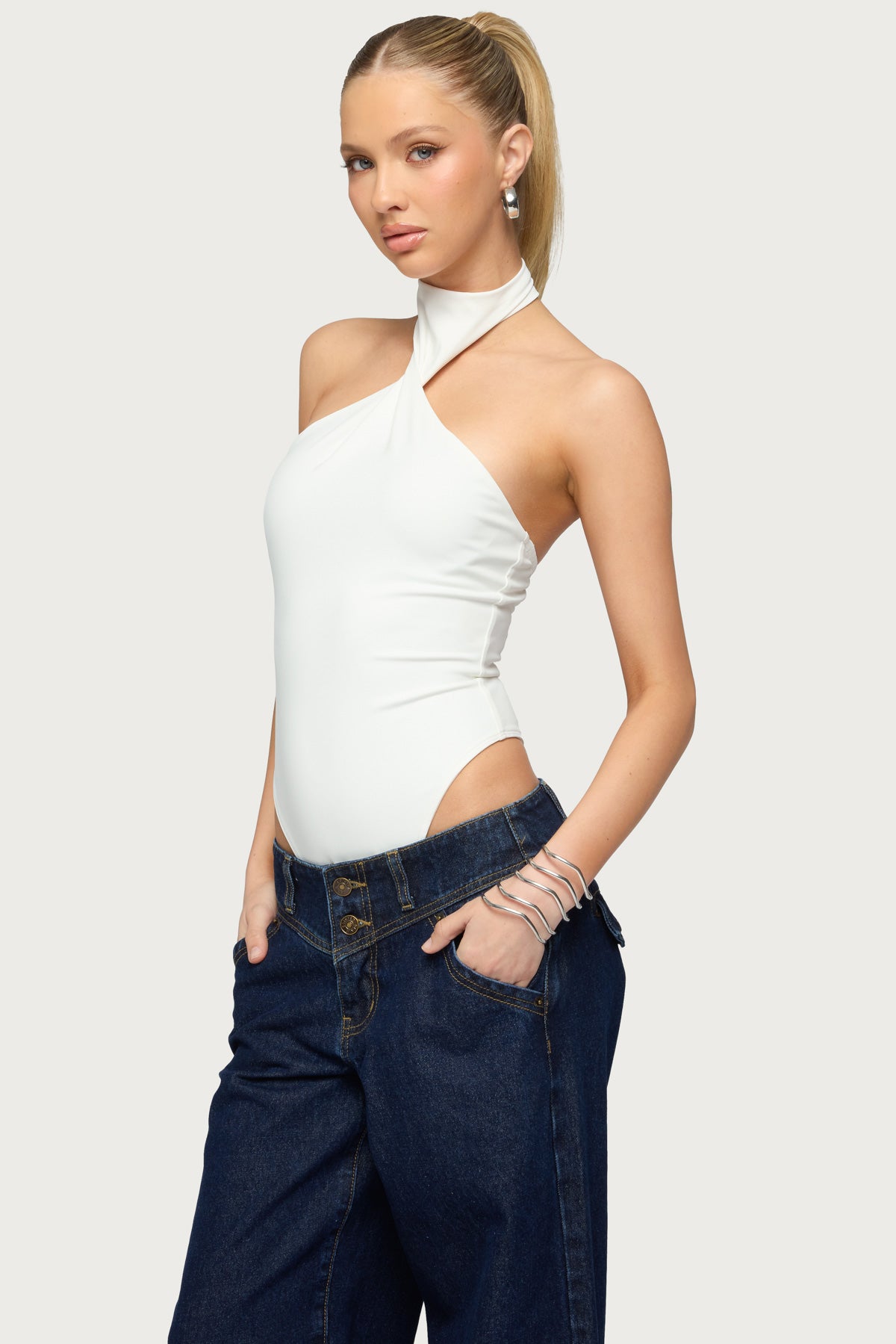 Jimana Halter Neck Bodysuit - Image 3