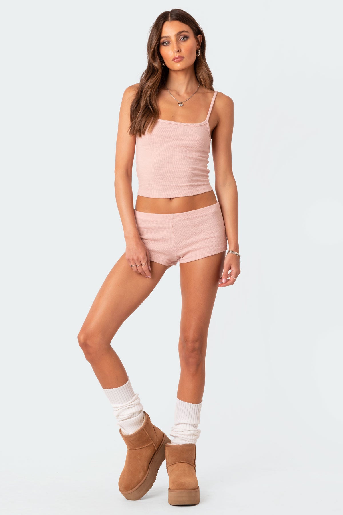 Ella Waffle Tank Top - Image 2