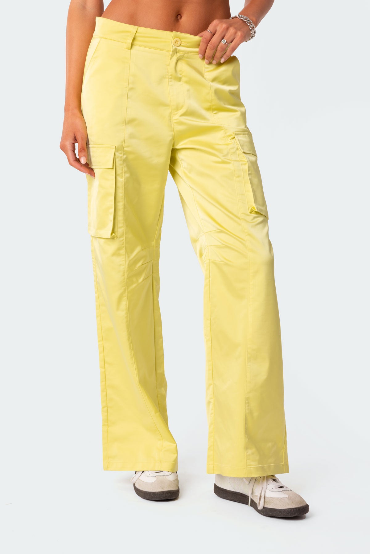 Xianna Nylon Cargo Pants - Image 3