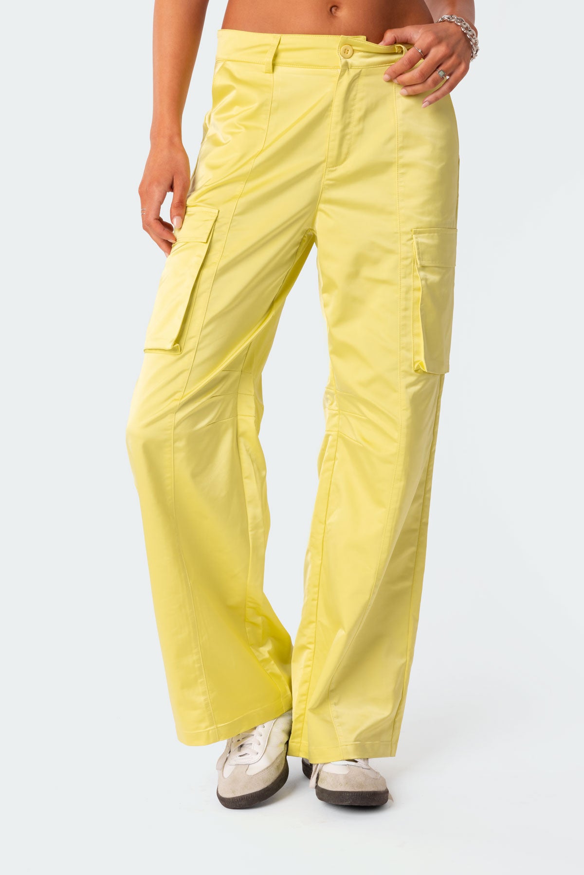 Xianna Nylon Cargo Pants - Image 2