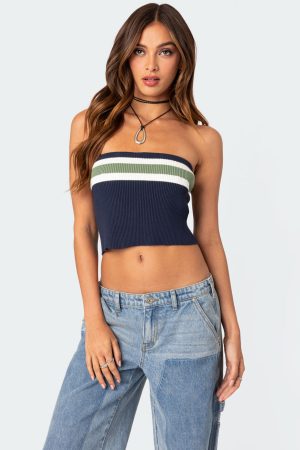 Cyprus Knit Tube Top
