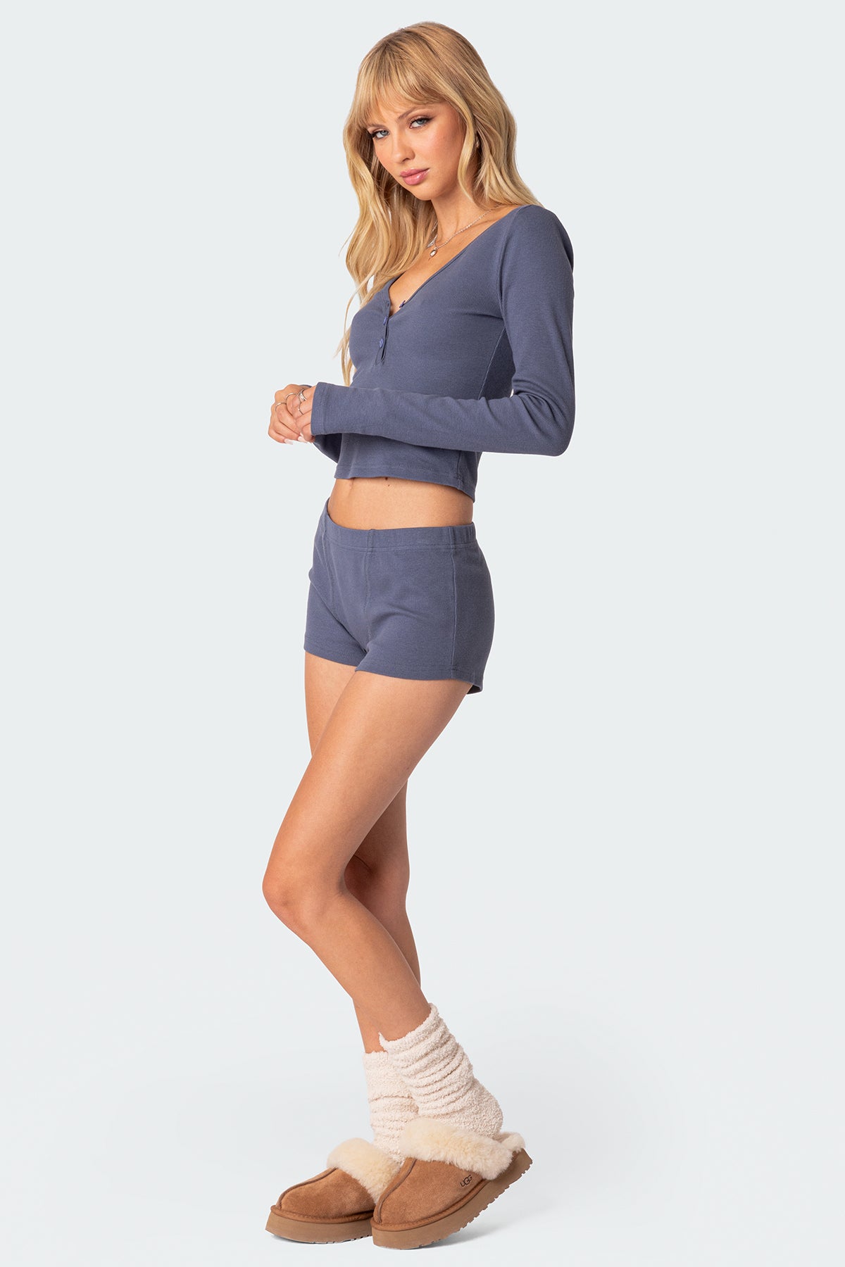 Rebekah Ribbed Shorts - Image 5