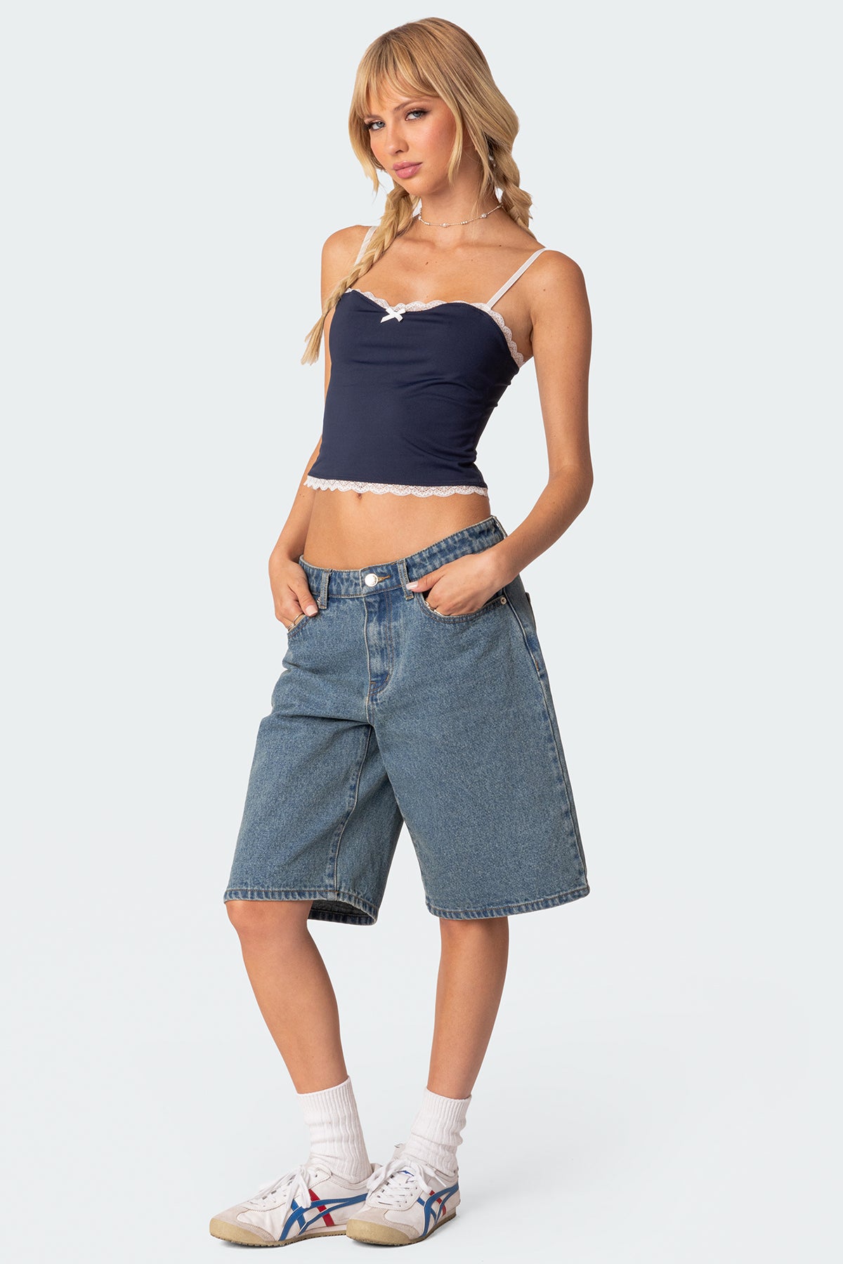 Alara Lace Trim Tank Top - Image 4