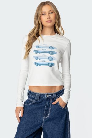 Car Club Long Sleeve T Shirt