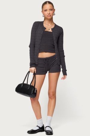 Nella Cable Knit Shorts