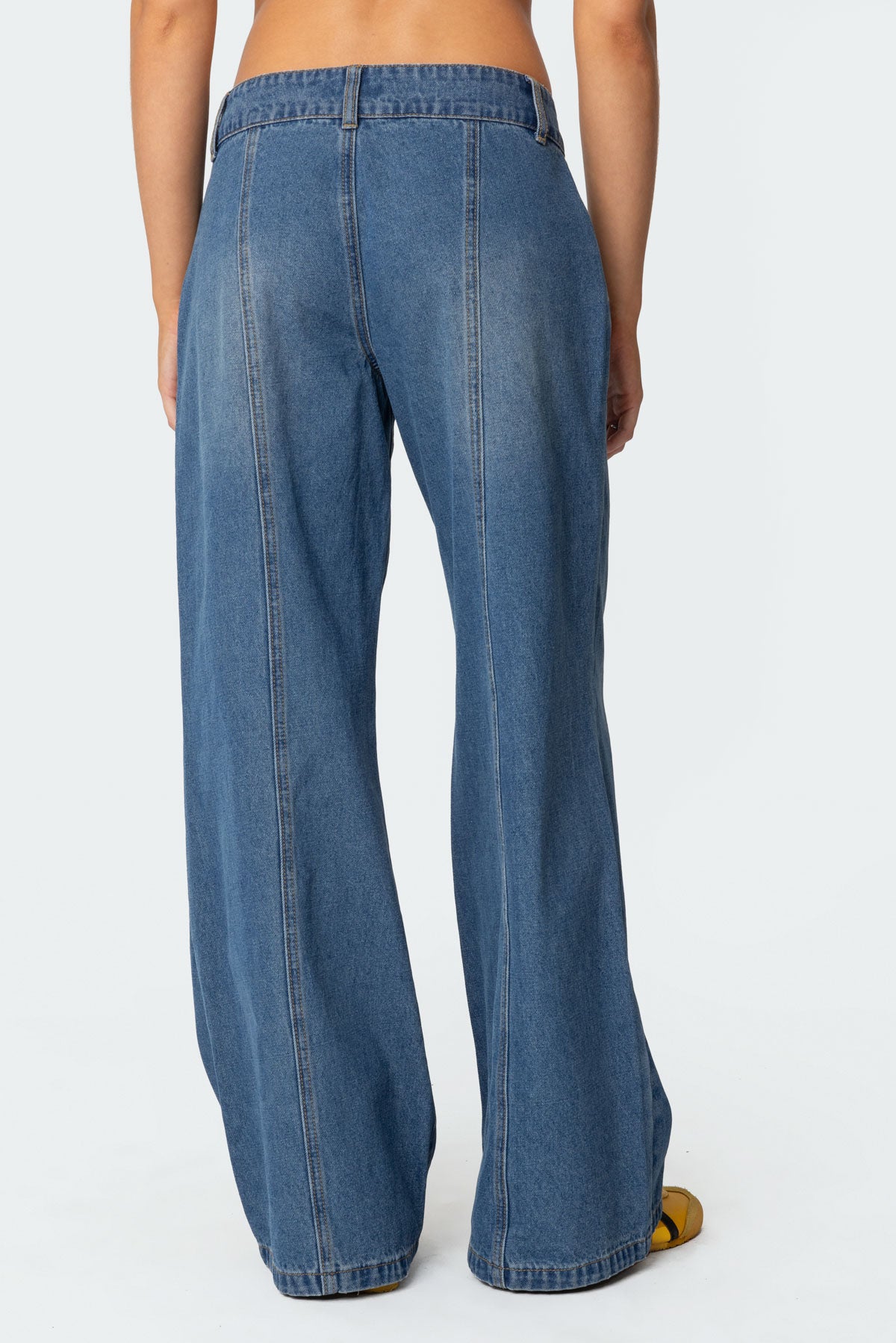 Charlie Panel Stitch Low Rise Bootcut Jeans - Image 4
