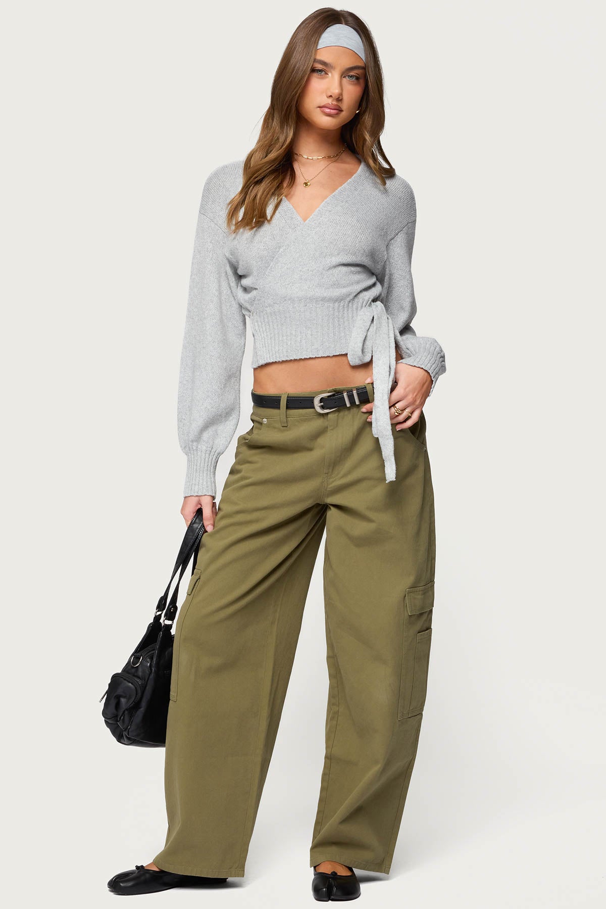 Stella Wrap Knit Cardigan - Image 2