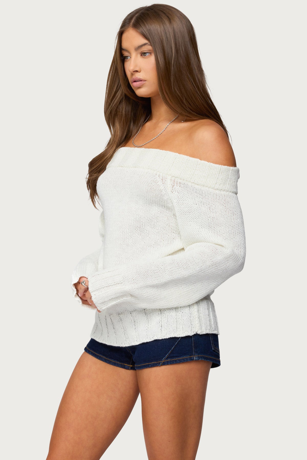 Noemi Off Shoulder Sweater - Image 3