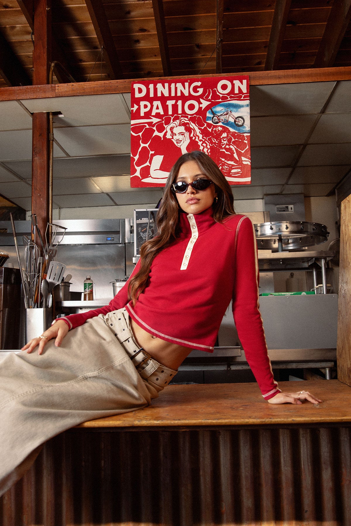 Gio Contrast Stitch Top - Image 6